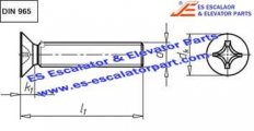 KM51247808 FLAT HEAD SCREW COUNTERSUNK M8X16MM