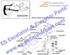 AAA26210E1 Keyswitches Assembly Retrofit Start/Stop Device