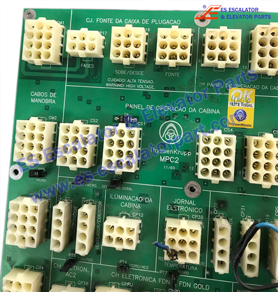 ESThyssenkruppKrupp for elevator pc board MPC2