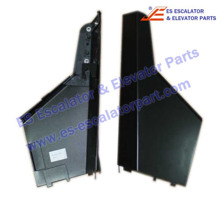 OTIS GAA402CAA11 Metal shell still powder coated Black Outside Right escalator NCE W=166mm OTIS GAA402CAA11 Metal shell still powder coated Black Outside Right escalator NCE W=166mm