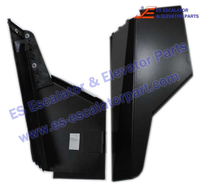 OTIS GAA402CAA11 Metal shell still powder coated Black Outside Right escalator NCE W=166mm OTIS GAA402CAA11 Metal shell still powder coated Black Outside Right escalator NCE W=166mm