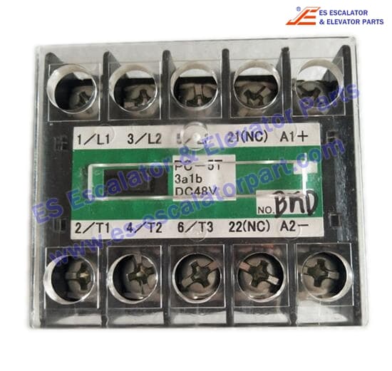 Mitsubishi PC-5T-3A1B-DC48V elevator contactor Mitsubishi PC-5T-3A1B-DC48V elevator contactor