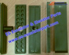 Elevator KM50306495 GUIDE SHOE INSERT AND RUBBER PAD KIT