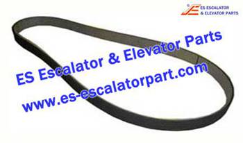 Thyssenkrupp Escalator Parts 1709724700 V-belt 12PL1841 Thyssenkrupp Escalator Parts 1709724700 V-belt 12PL1841
