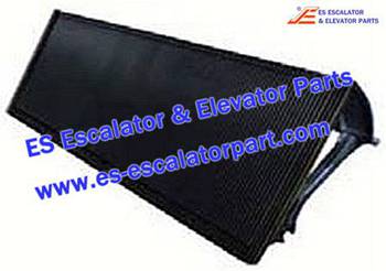 Escalator Parts 1705816500 ECOAluminum step, black 5EK (8601.1) Use For FT820