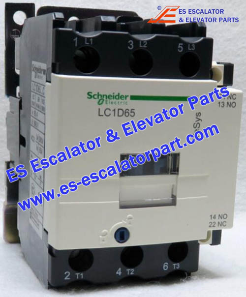 Schneider Escalator Parts LC1D65 Contactor