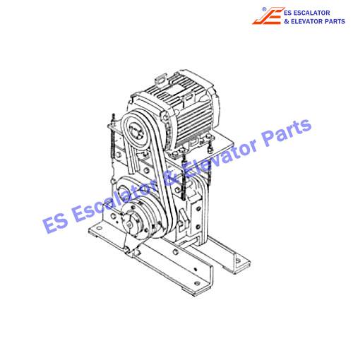 6333CP13 Machines Motor, 15 HP, 1750 RPM Use For OTIS