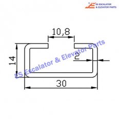 Escalator 13734200 Track