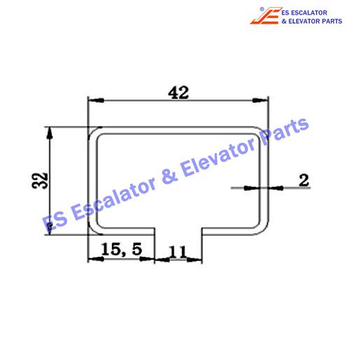 Escalator GAA483CNX Track Use For OTIS