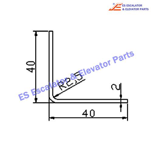 Escalator 2468405 Track Use For KONE