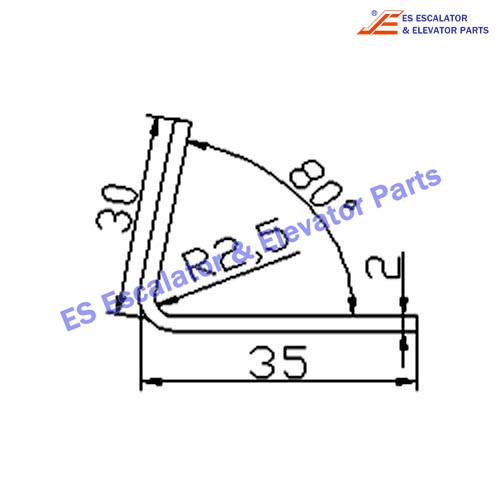 Escalator 2208314 Track Use For KONE