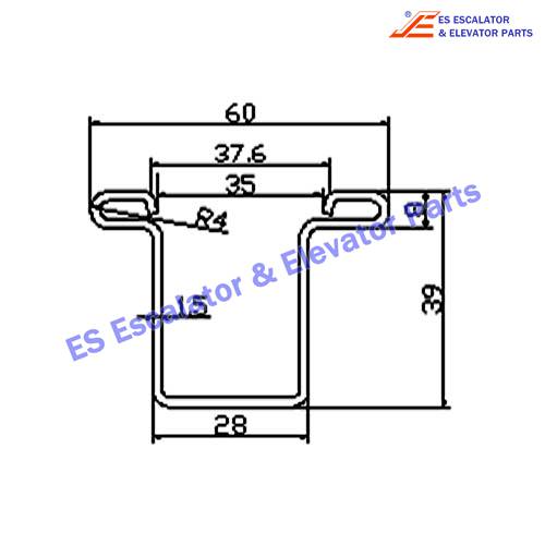 Escalator 2208312 Track Use For KONE