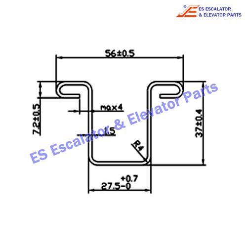 Escalator PKZ51020/12G001 Track Use For CNIM