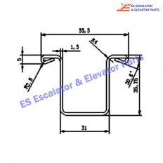 Escalator 1937108200 Track