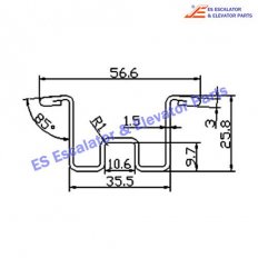 Escalator DAA50CD Track