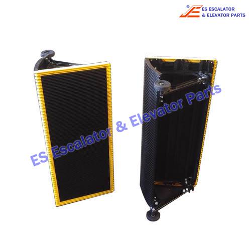 DSA1003016*A Escalator Step Stainless steel step 1000mm 35 degree BLACK for Sigma ARES one long teeth and one short teeth in one side, DSA1003016*A, 1200TYPE35-E, TJ1000LG-35E. Use For Lg/Sigma