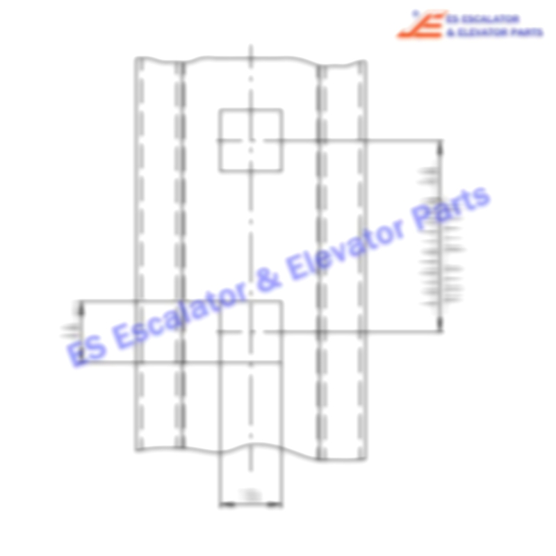 3689852 Escalator Handrail Guide 
