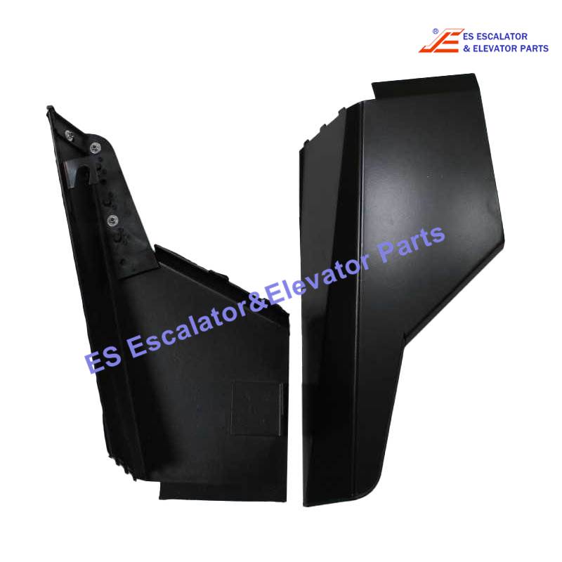 GAA402CAA2 Escalator Aluminum Handrail Shell Metal Shell Still Powder Coated Black Left Inside Use For Otis