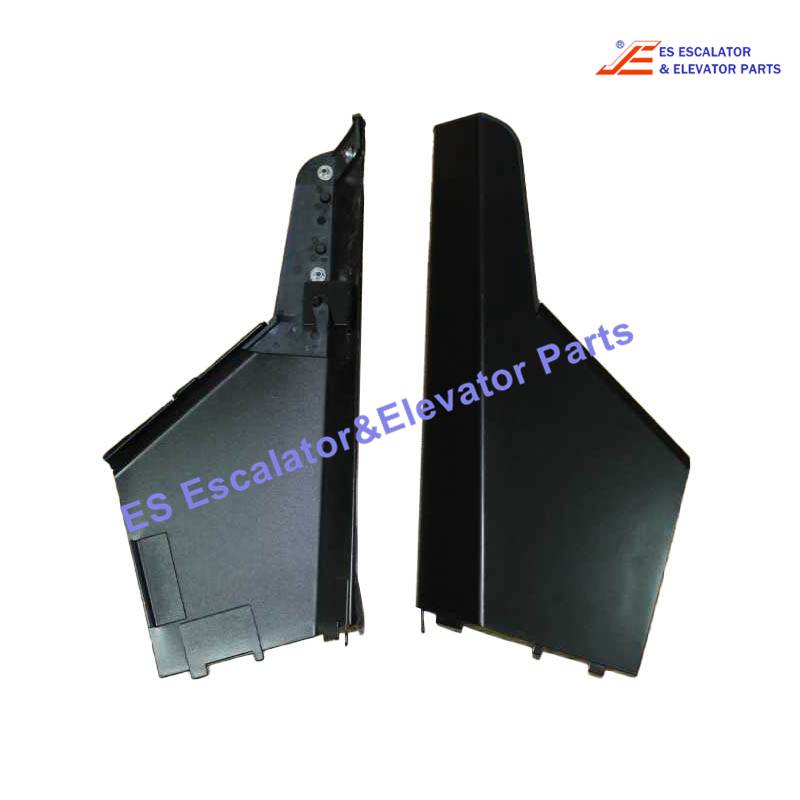 GAA402CAA2 Escalator Aluminum Handrail Shell Metal Shell Still Powder Coated Black Left Inside Use For Otis