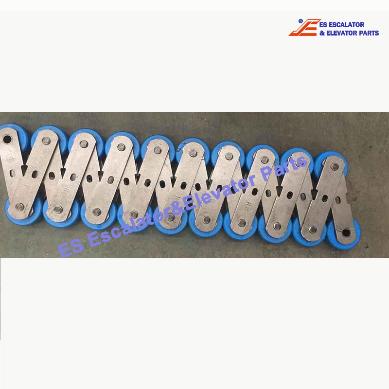 ST133F3-2 Escalator Step Chain 9300 Step Chain With Rods L=600mm Set 30 Left 30 Right Links 1463mm Roller 75x25mm All Rollers With Bearing Use For Canny/Konl