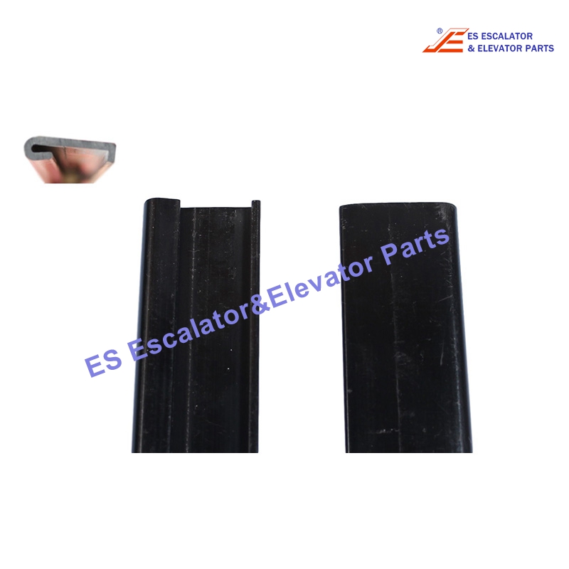 ASA00C435 AEscalator Handrail Guide Shape   Black HR Frame M L=3000mm Use For Lg/Sigma
