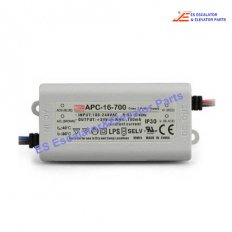 Mean Well APC-16-700 Elevator Constant Current LED Driver Pow