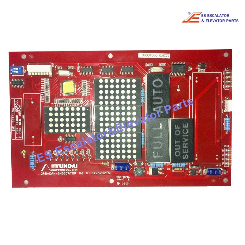 OPB-CAN-Indicator(262C215) Elevator Display Board  STVF5/STVF7 BD V1.0 262C215 Use For Hyundai