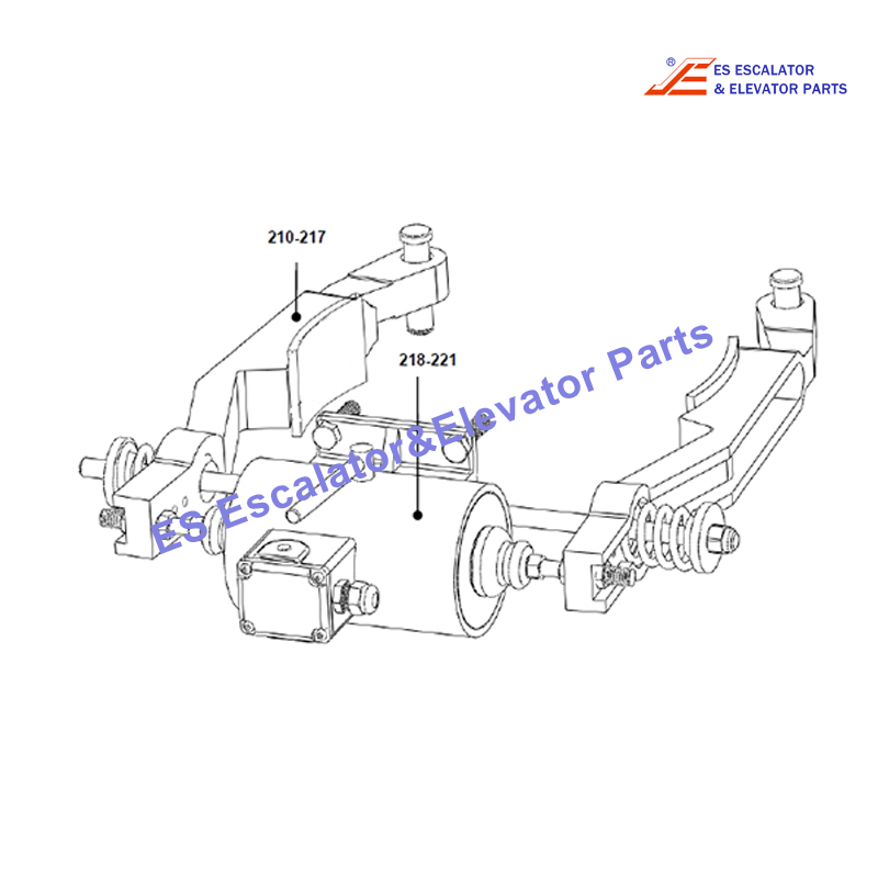 XAA20400E679 Escalator Freno  Xopspl 06-XAA20400E PG. 33 Use For Otis