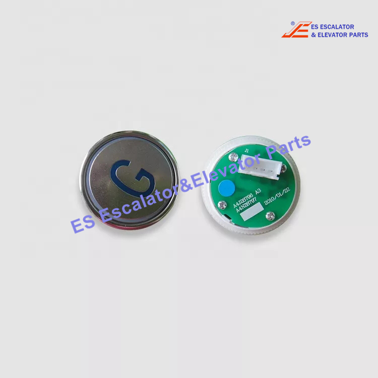 A4N28797 Elevator Push Button  Red Light And Blue Light Use For Sjec