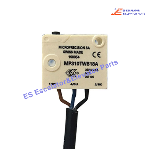 MP310TWB18A Elevator Micro Switch IP67 Actuator 7M Cable 0.5m 31x28mm 250VAC 6A Use For ThyssenKrupp