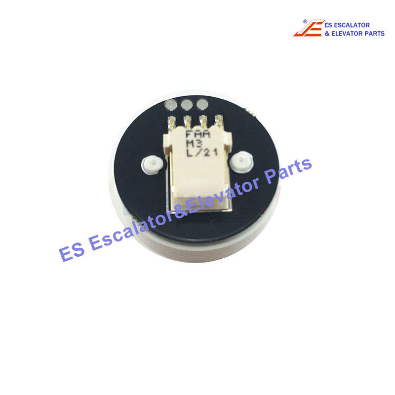 FAA25090M3 Elevator Push Button SUBS Model Chrome Plastic Square Non Illum Use For Otis