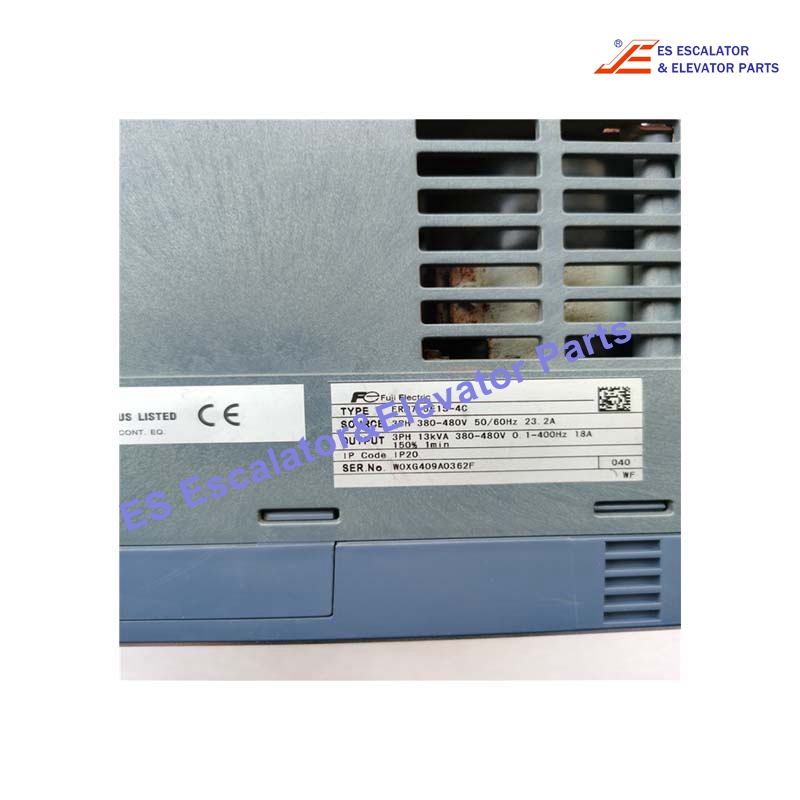 FRN7.5E1S-4C Elevator Inverter VFD Frequency AC Drive Source:3PH 380-480V 50/60HZ 23.2A Output:3PH 13KVA 380-480V 0.1-400HZ 18A Use For Fuji
