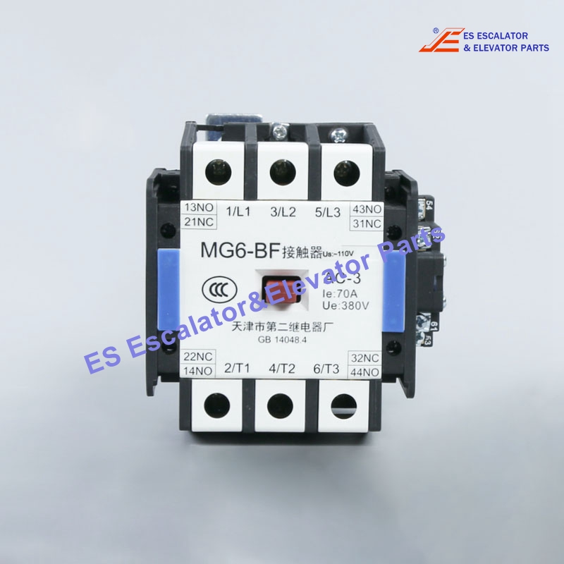 Elevator contactor MG6-BF DC-110V Use For SJEC