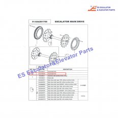 XAA195CM1 Escalator Sprocket