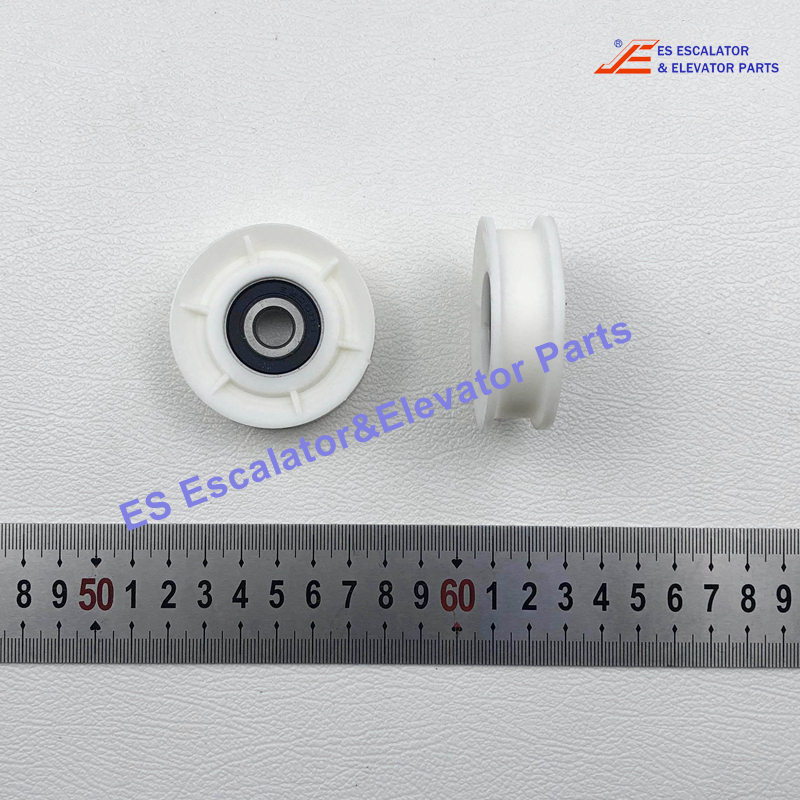 980024600 Escalator Handrail Guide Roller OD100mm Thickness 34mm Bearing 6204-2RS Use For ThyssenKrupp