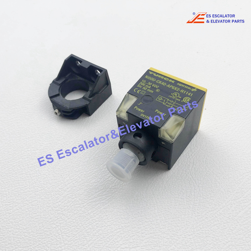 Ni50U-CK40-AP6X2-H1141 Escalator Inductive Sensor Rated Switching Distance: 50 mm Special Features: Uprox+, Factor 1  Electrical connection: Connector, M12 × 1 Output function: NO contact, PNP Use For Thyssenkrupp