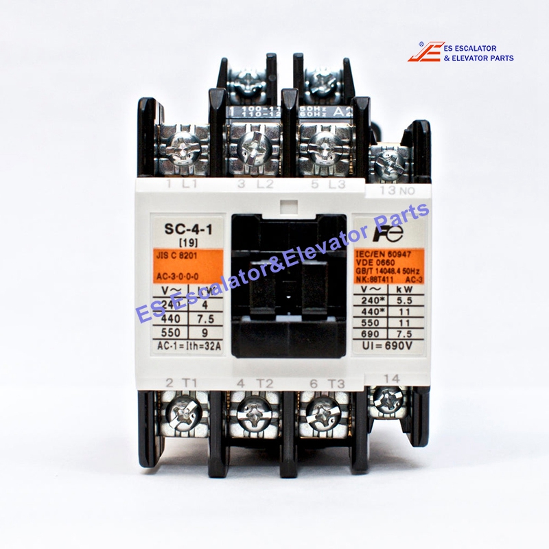 SC-4-1 Elevator Contactor 32A 220VAC 50/60HZ Use For Fuji