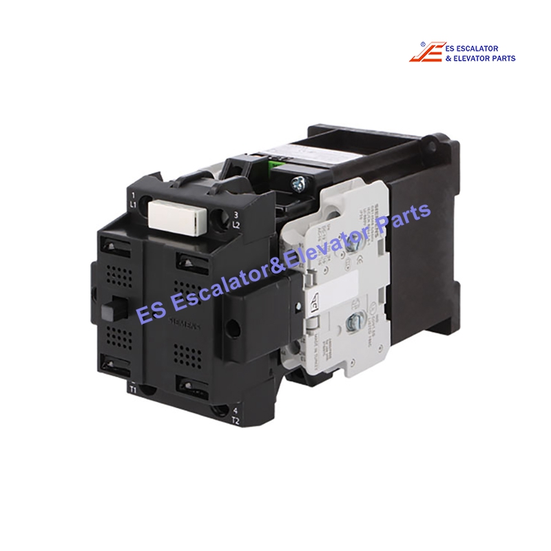 3TC4417-0AF4 Elevator Contactor Size 2 2-Pole DC-3 and 5 32 A Auxiliary Contacts 22 (2 NO + 2 NC) 110V DC DC Operation Use For Siemens