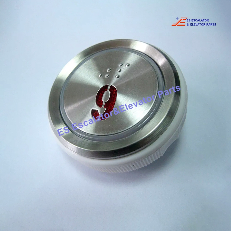 SN-PB960 Elevator Push Button Call Button ABS Base Diameter: 42mm DC 24V Red Light Use For Sunny