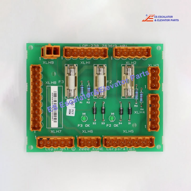 KM763613H01 Elevator PCB Board LCE230 Safety Circuit Board Use For Kone