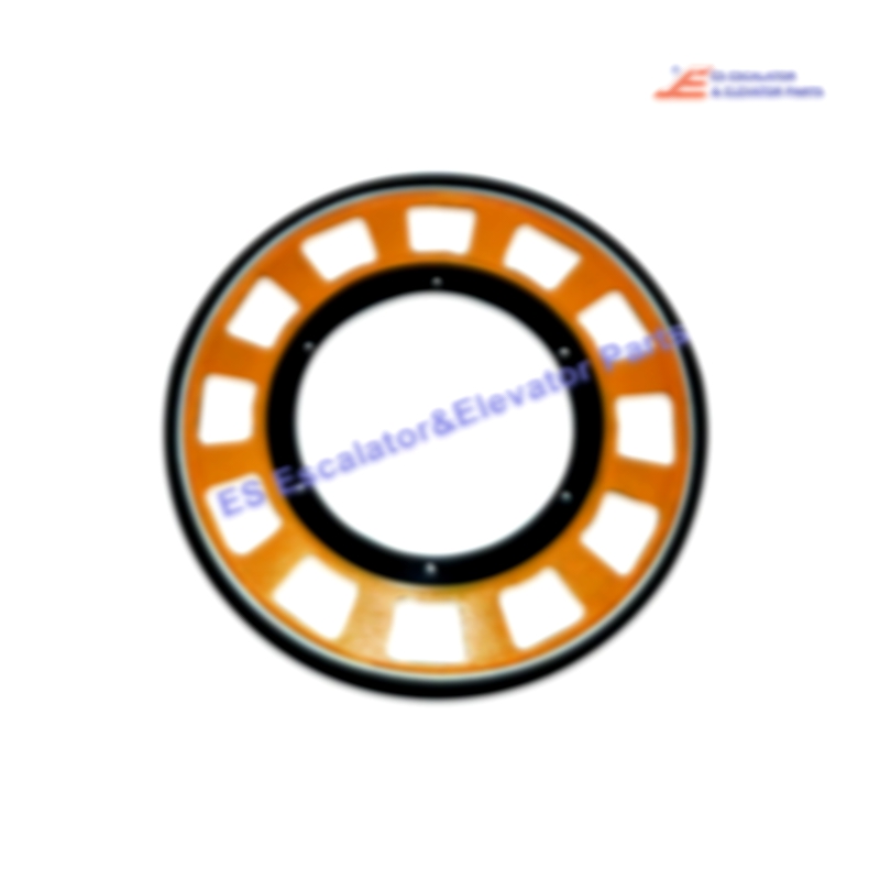 D650 Escalator Friction Wheel Outer Diameter 633Mm Inner Diameter 400Mm Friction Strip Thickness 30Mm Hole 10mmx6