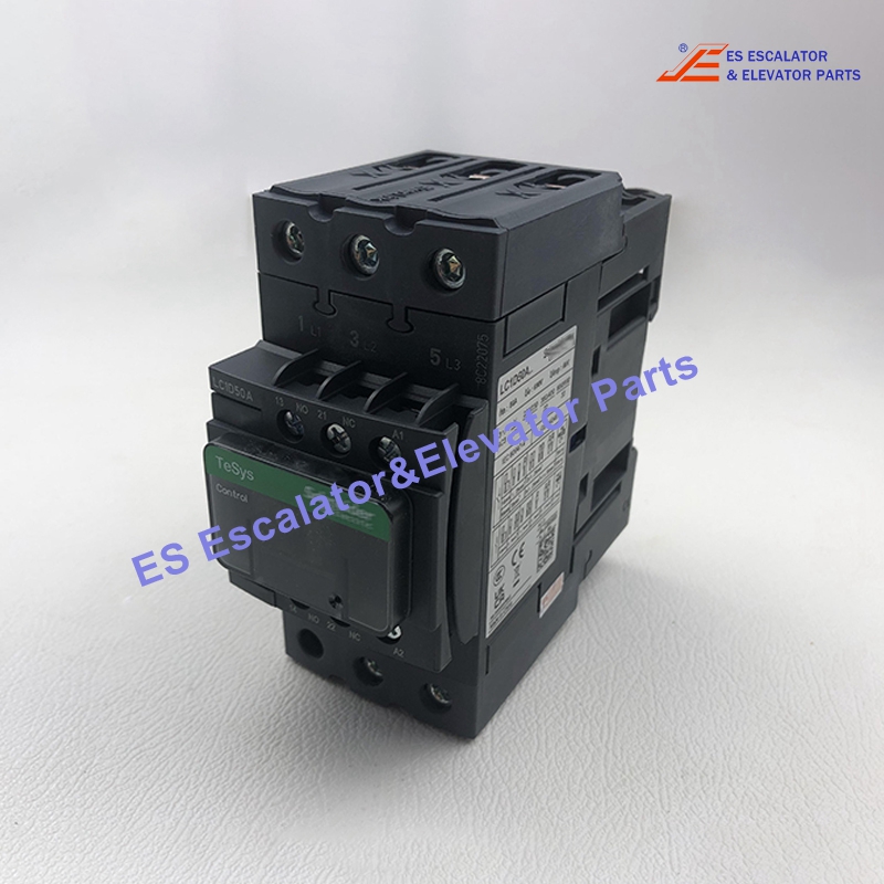 LC1D50AM7 Elevator Contactor 3P(3 NO) 440 V 50 A - 220 V AC 50/60 HZ Ith:80A Ue:690V Uimp:6KV Use For Schneider