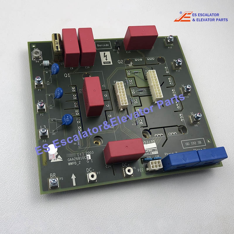 WWPB II GAA26810C2 Elevator Driver Motherboard For GEN2 Use For Otis