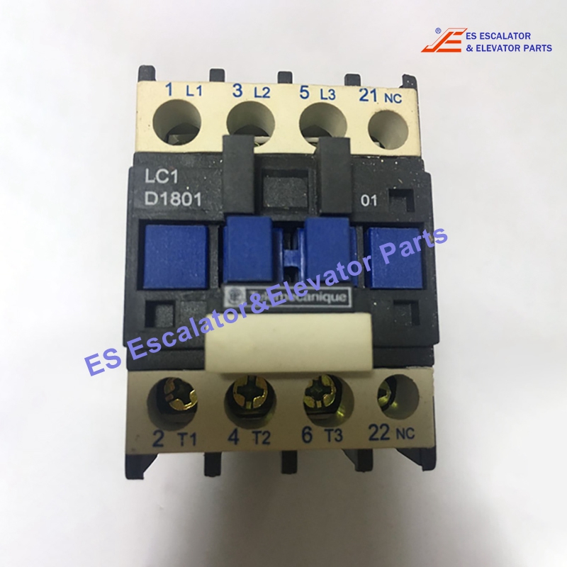 LC1-D1801M7 Elevator Contactor 220V - 240V, 7.5kw, 10HP Use For Schneider