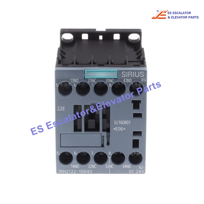 3RH2122-1BB40 Elevator Contactor Relay 2NO+2NC 24VDC Size S00 Screw Terminal Use For Siemens