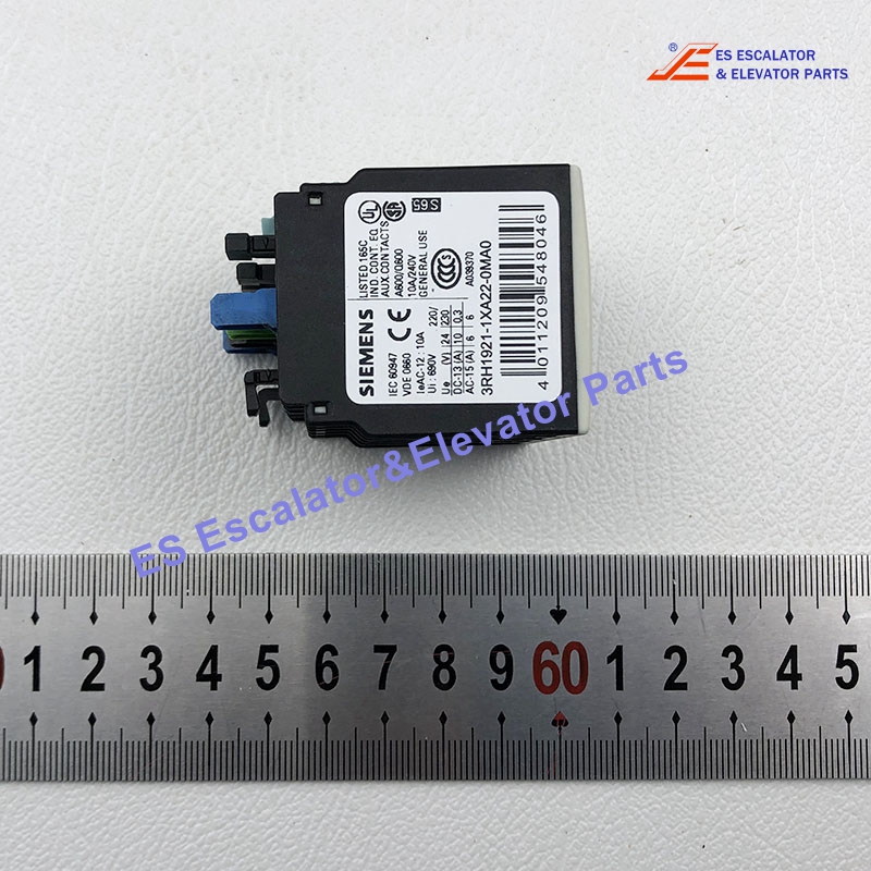 3RH1921-1XA22-0MA0 Elevator Auxiliary Switch IeAC-12:10A Ui:690V Use For Siemens