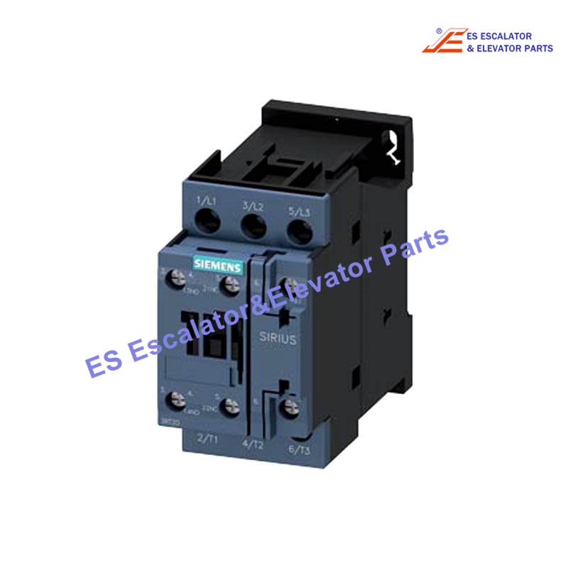 3RT2025-1AP00 Elevator Contactor 3P,AC-3,7.5 kWt/400V,aux contact 1NO+1NC,coil 230VAC,50Hz Use For Siemens