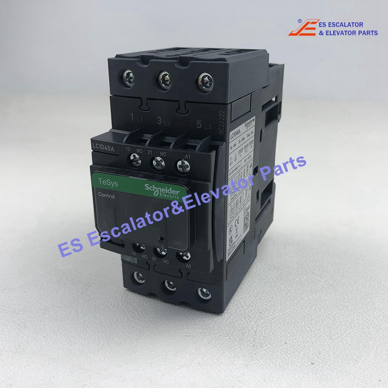 LC1D40AM7C Elevator Auxiliary Contact 3P 3NO 3PH 40A AC-3 60A AC-1 690V Use For Schneider