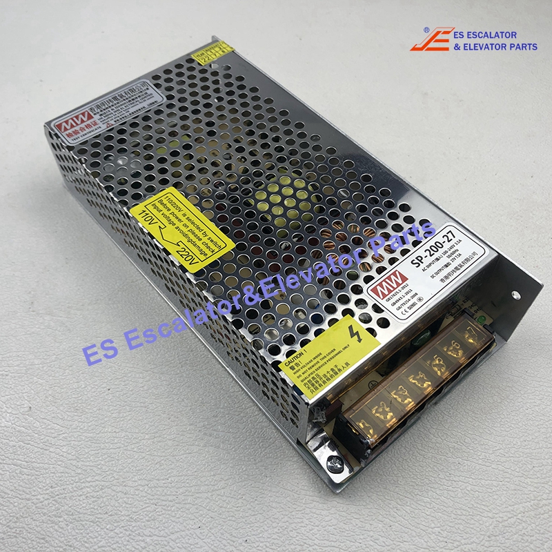 SP-200-27 Elevator Power Supply Single Output 27V 7.5 Amp 202.5W Use For Mean Well