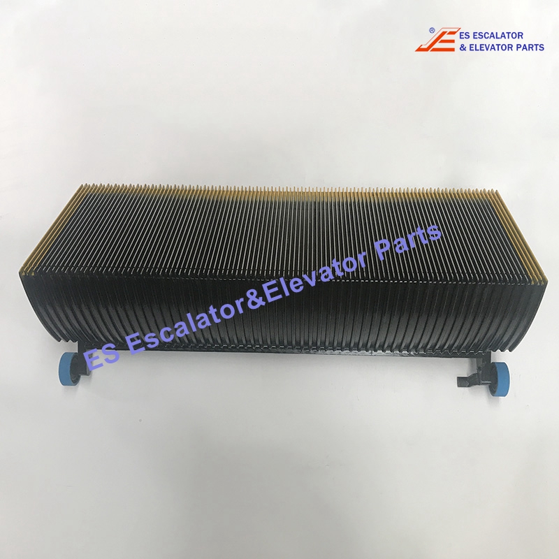 GPPS0105D001 Escalator Step L=1000mm Black With Demarcation Lines 35 Degrees Stainless Steel Roller 70mm Use For BLT